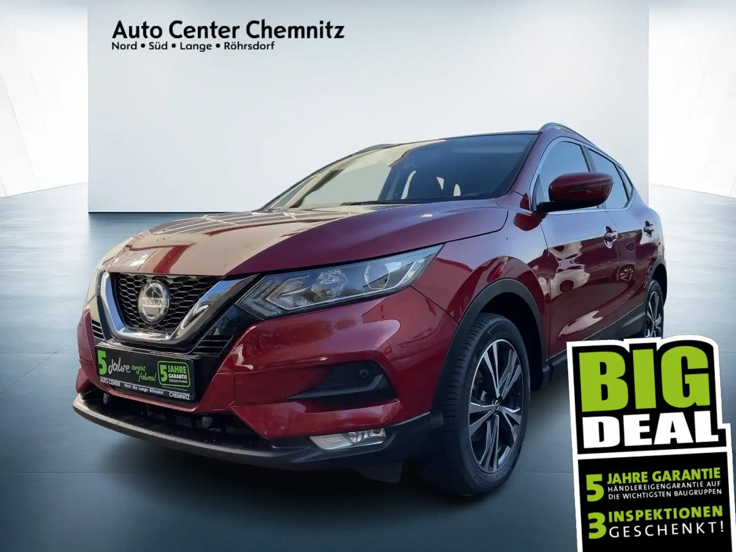 Nissan Qashqai 1.3 DIG-T N-Way Pano/Navi/SHZ/PDC/Kamera Rouge - 1