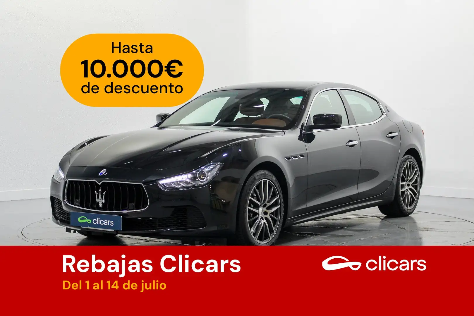 Maserati Ghibli Diesel Aut. 275 Negro - 1