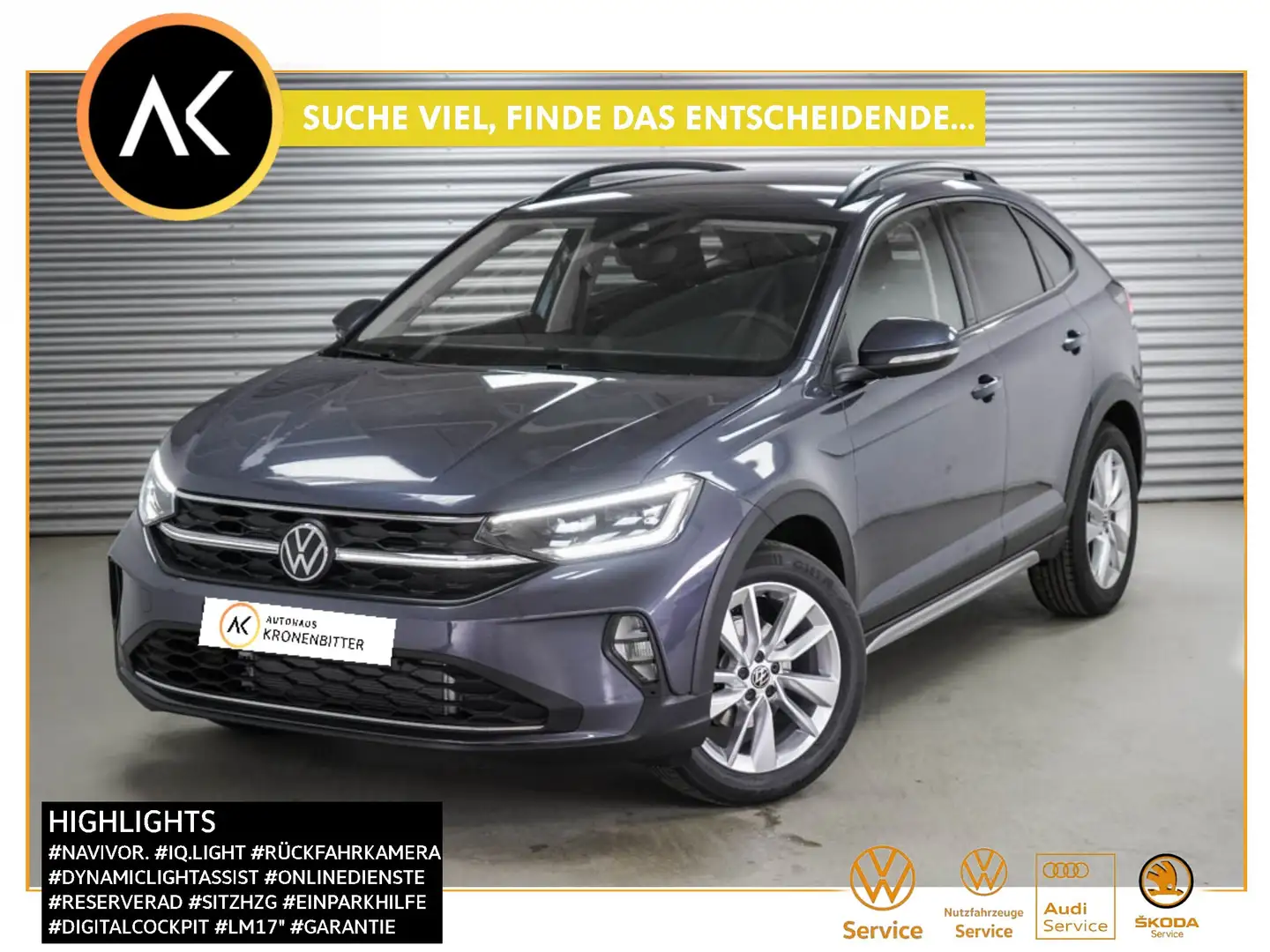 Volkswagen Taigo 1.5 TSI Life DSG 150PS-LED Kamera Navivor. LM17" Grijs - 1