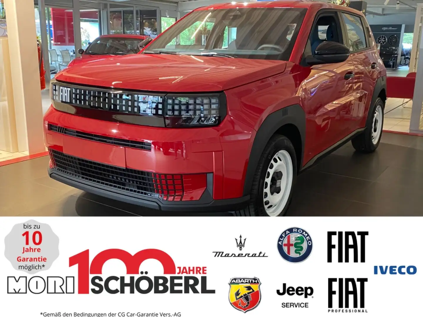 Fiat Grande Panda Elektro 83 kW Red Rouge - 1