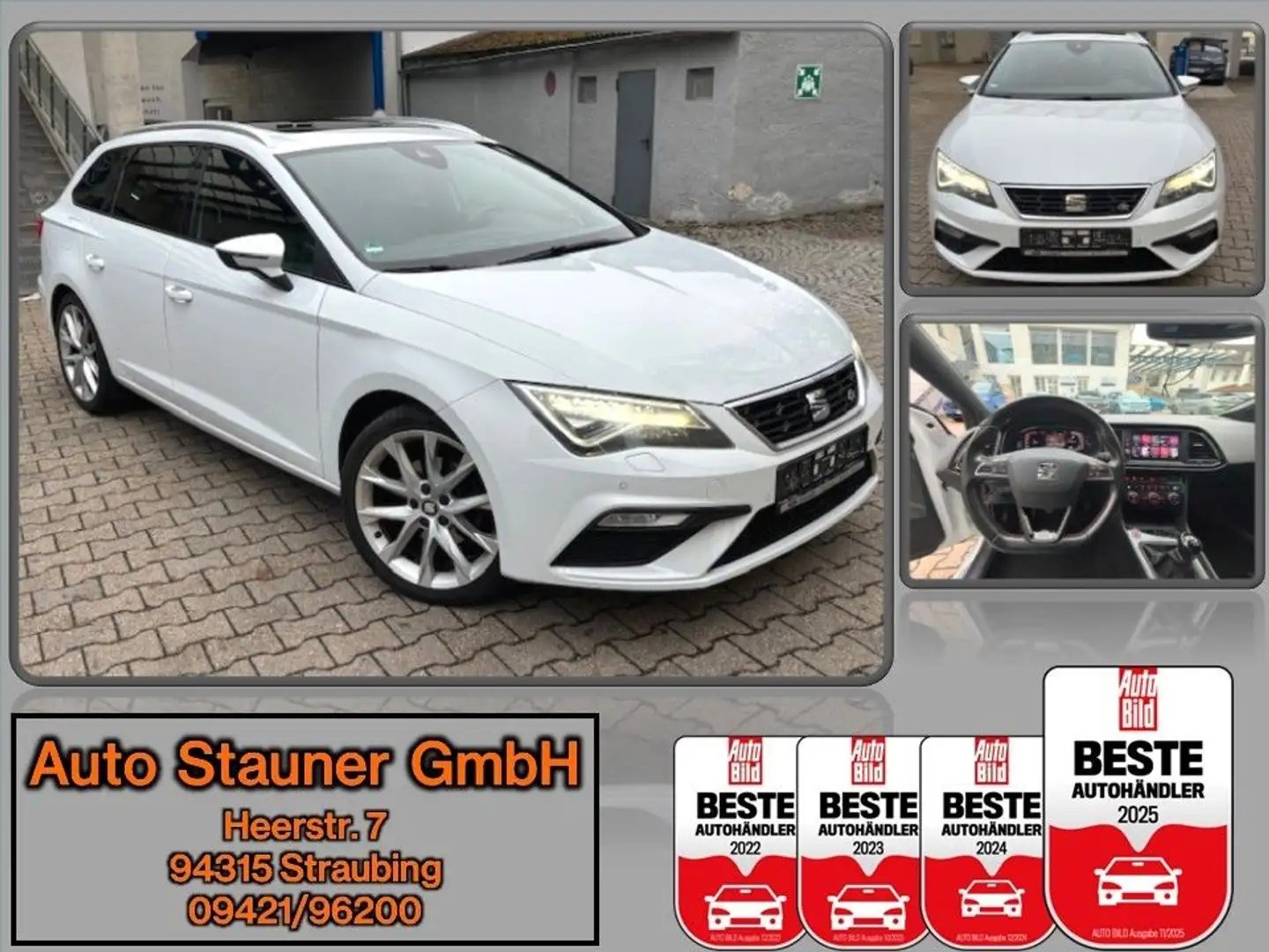SEAT Leon ST FR 1.5 TSI OPF/iACC/SHZ/KAMERA/PANO/ Weiß - 1