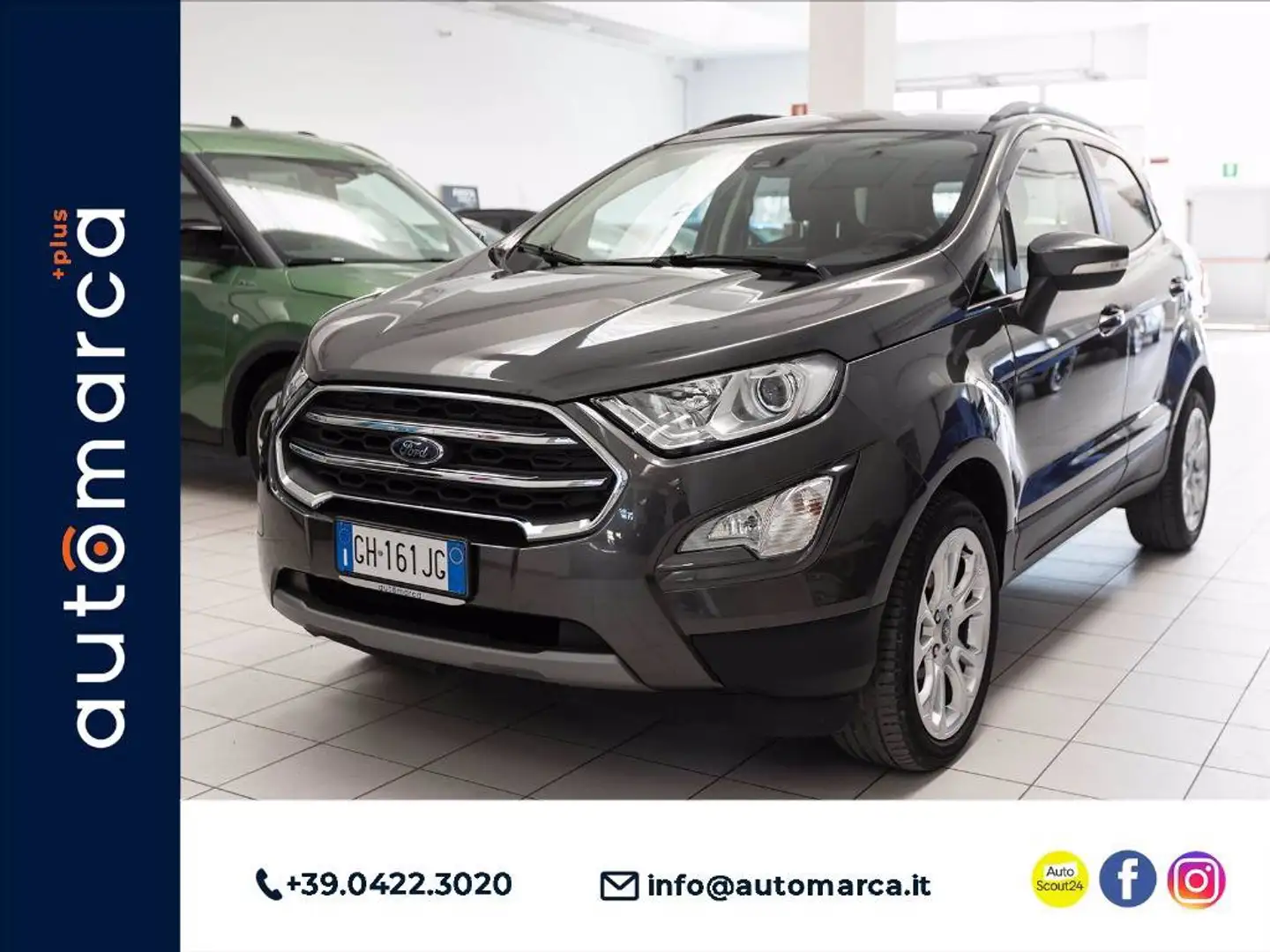 Ford EcoSport 1.0 ecoboost Titanium s&s 125cv my20.25 Grigio - 1