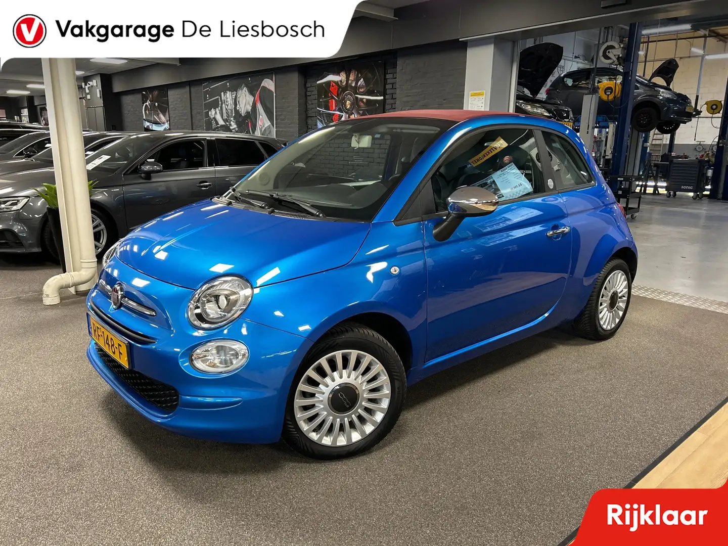 Fiat 500C 0.9 TwinAir Turbo Mirror Blau - 1