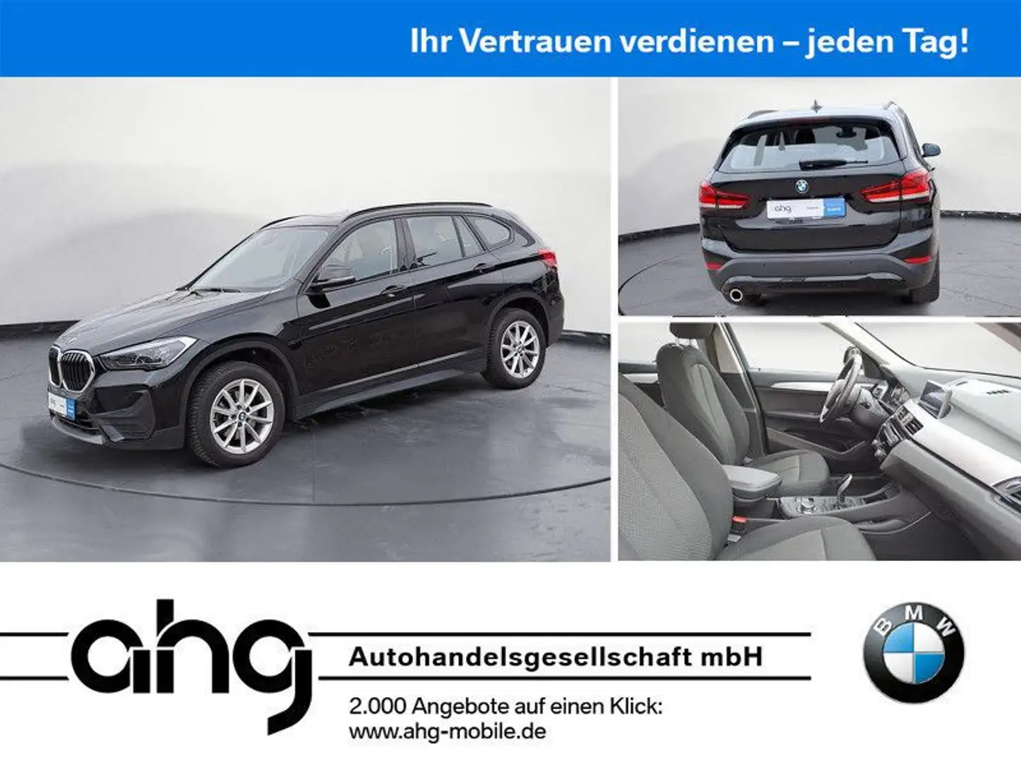 BMW X1 sDrive18i *LED*PDC*SHZ*DAB*Navi* Schwarz - 1