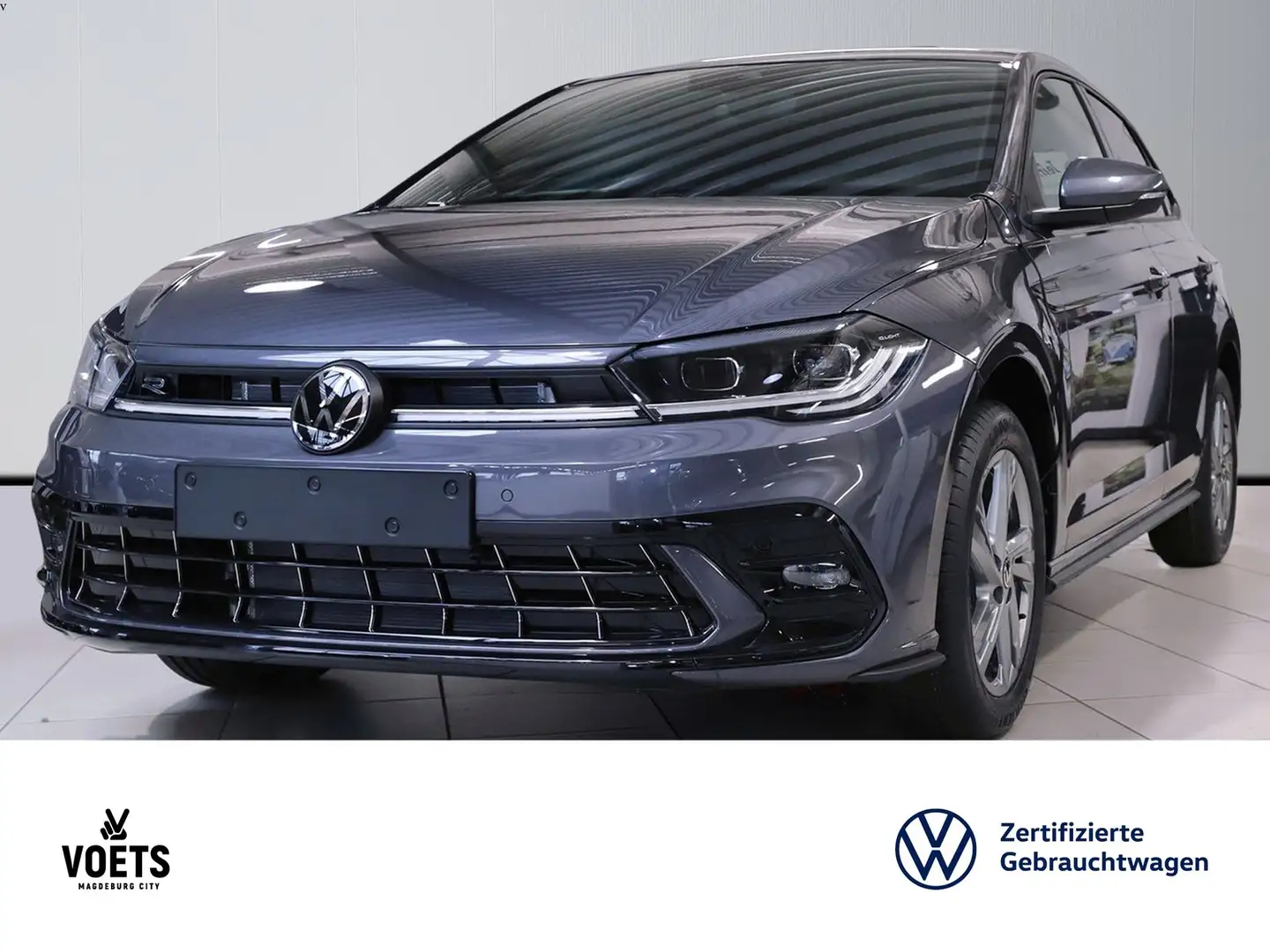 Volkswagen Polo 1.0 TSI R-Line AID+NAVI+BEATS+IQ+KAMERA+ Grau - 1
