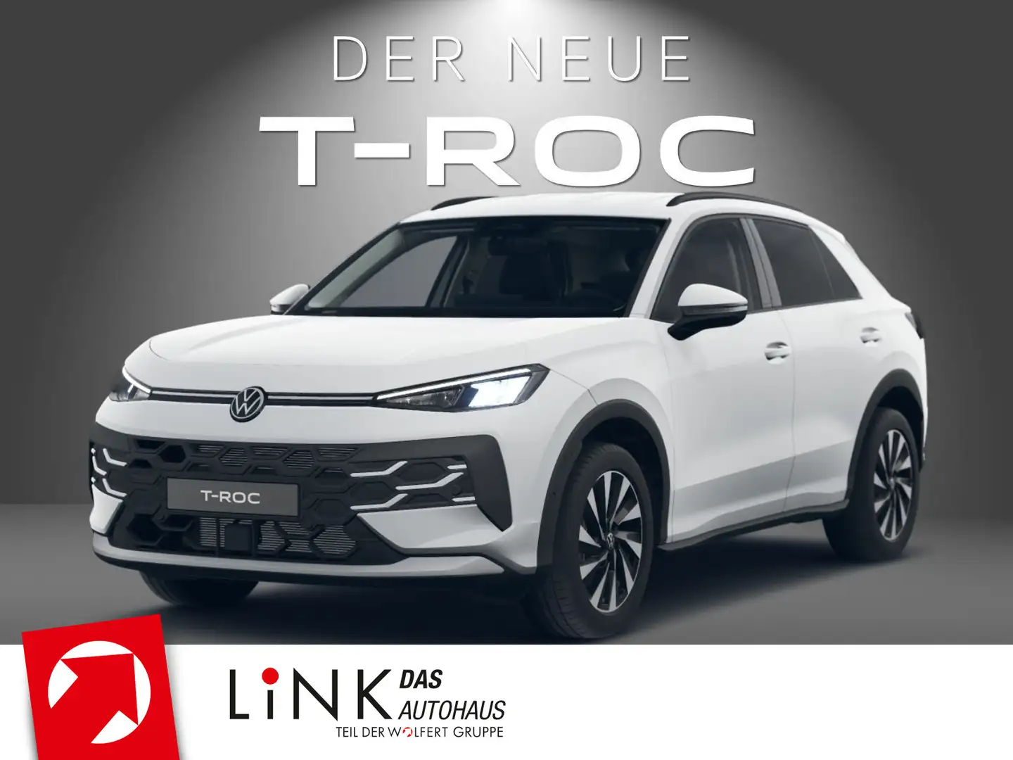 Volkswagen T-Roc Life 1.5 eTSI OPF (116 PS) DSG *GANZJAHRES Weiß - 1