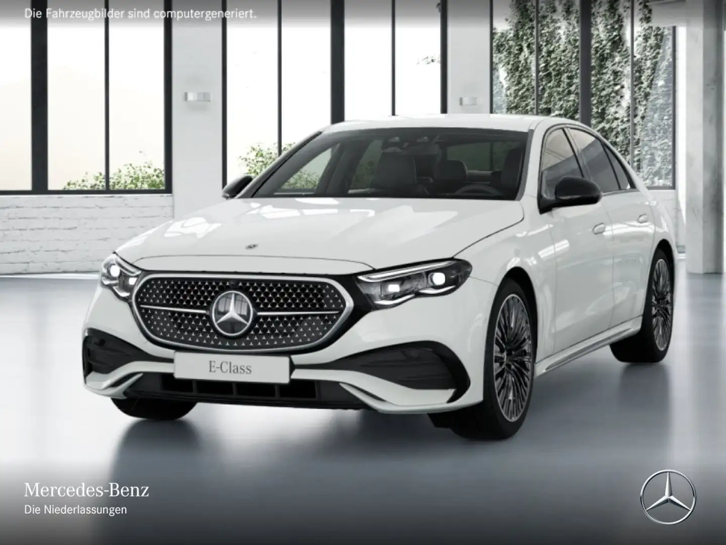 Mercedes-Benz E 200 Edition AMG-Line Sportpaket Night Distronic Weiß - 2