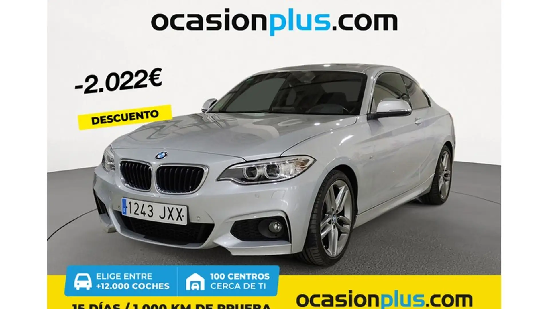 BMW 218 218dA Coupé Plateado - 1