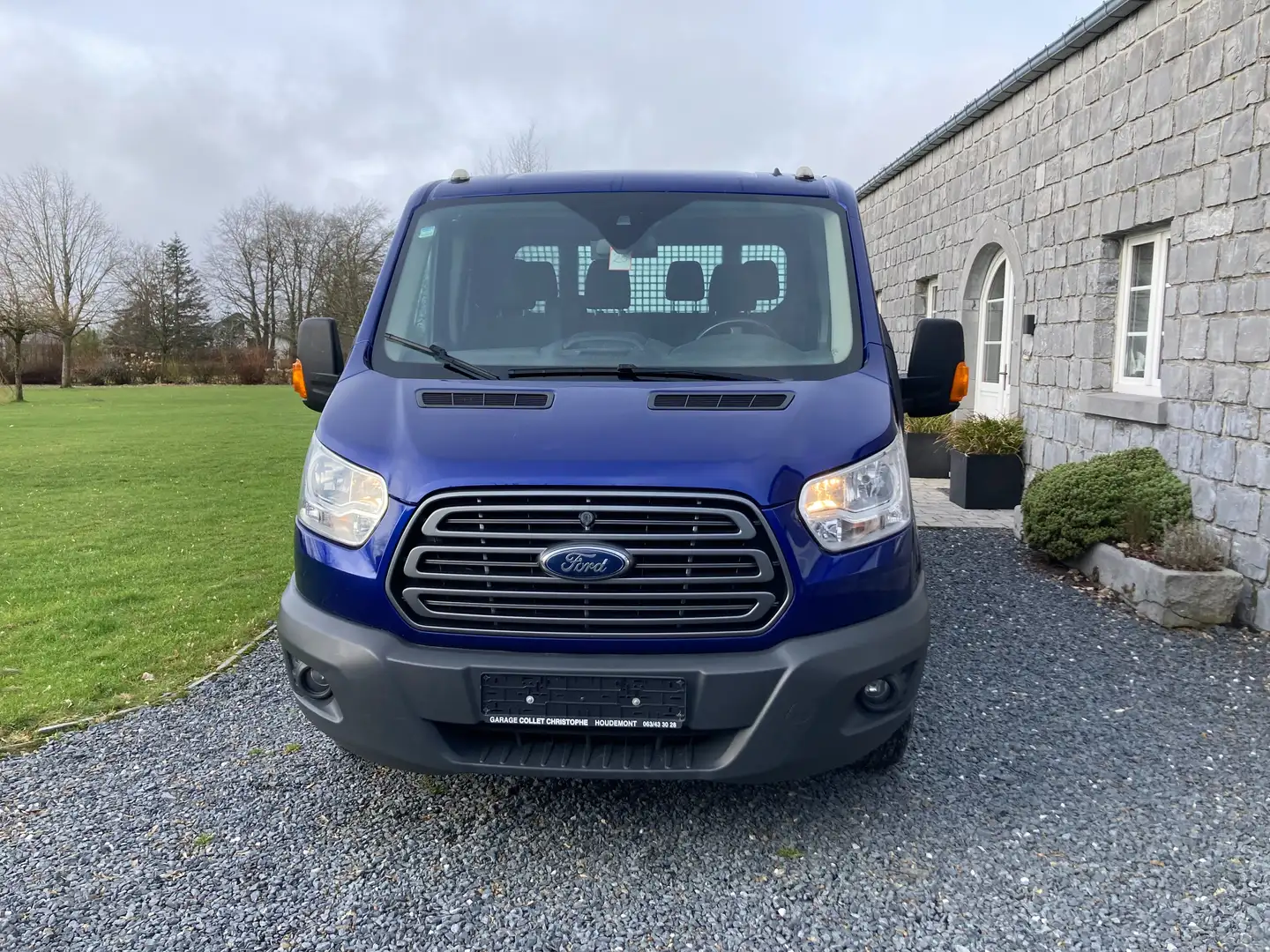 Ford Transit double cabine 7pl 11.990€ netto+TVA=14.508 € Blauw - 2