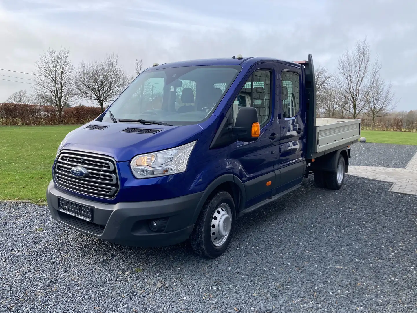 Ford Transit double cabine 7pl 11.990€ netto+TVA=14.508 € Blauw - 1