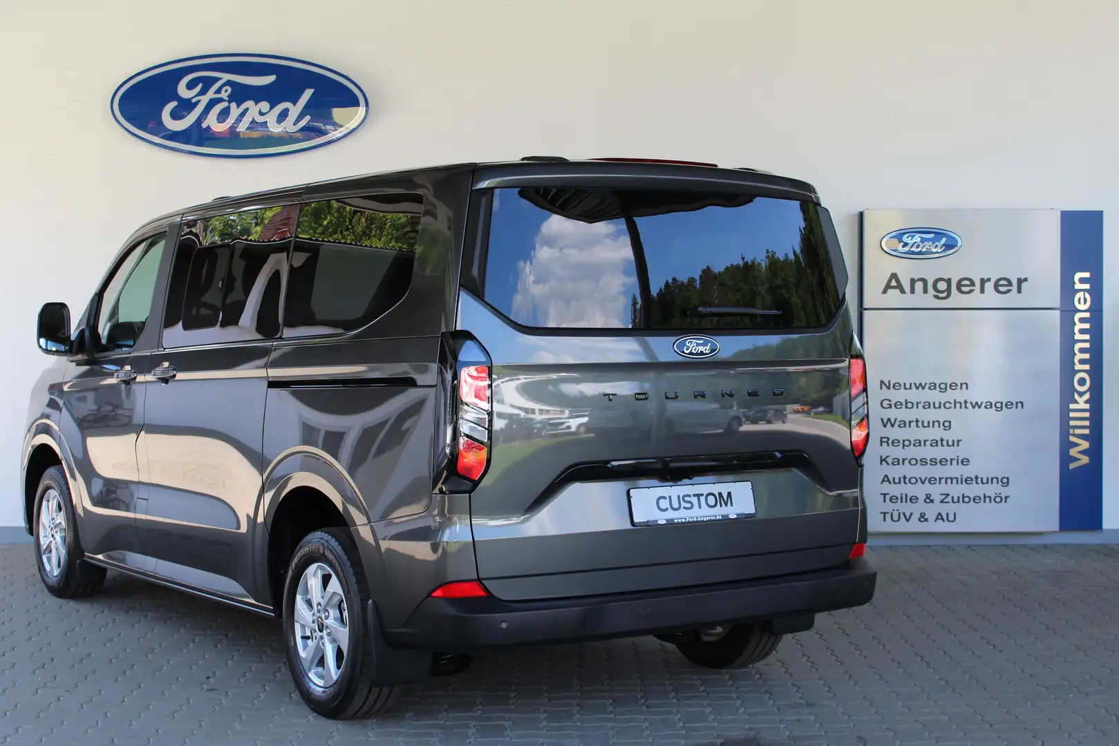 Ford Tourneo Custom 320L1 Trend,SYNC4,Navi,BT,USB,LED,Kamera,Sitzheiz Gris - 2