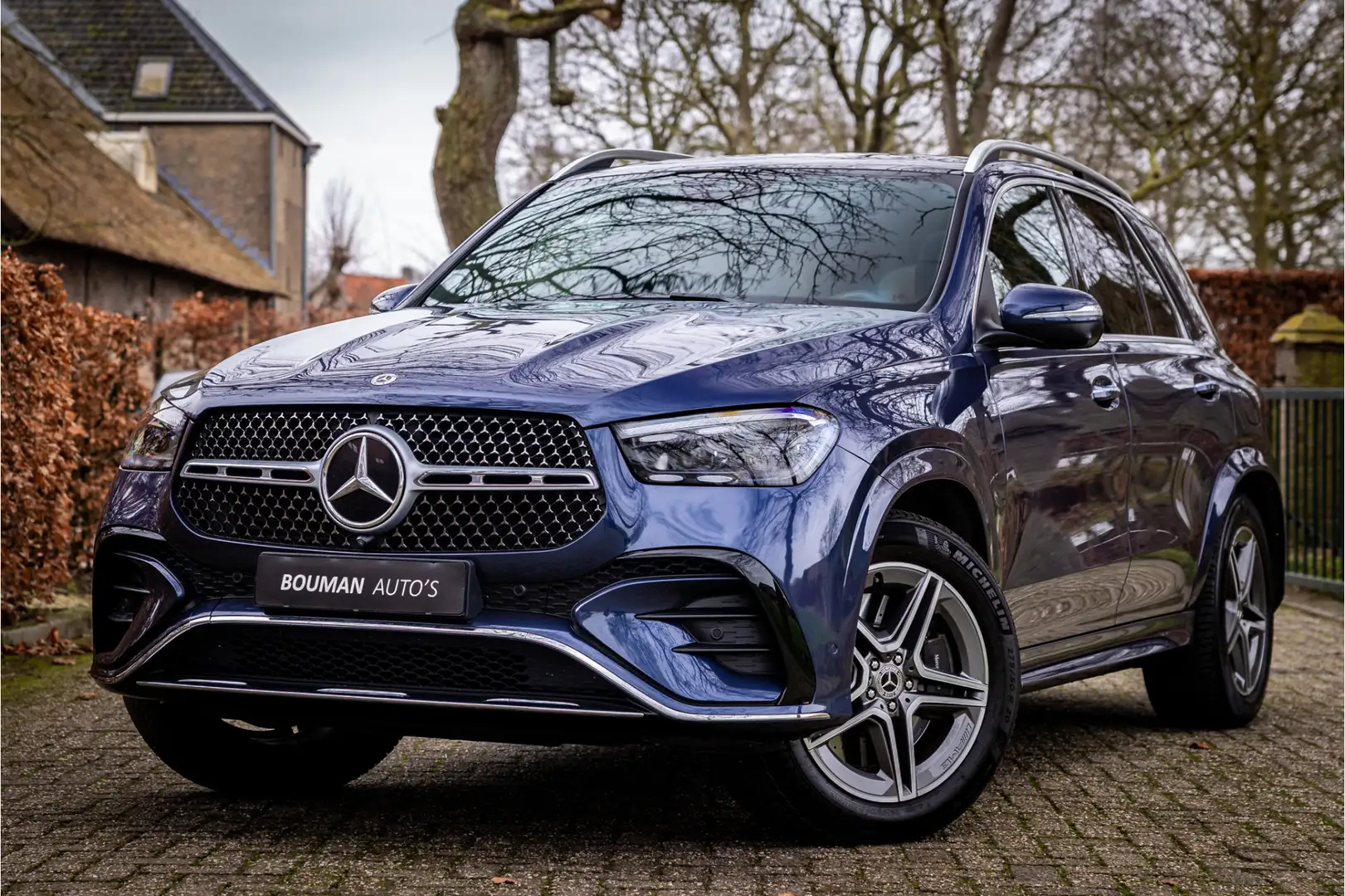 Mercedes-Benz GLE 400 e 4MATIC AMG Line Panorama Airmatic Burmester 360 Bleu - 1