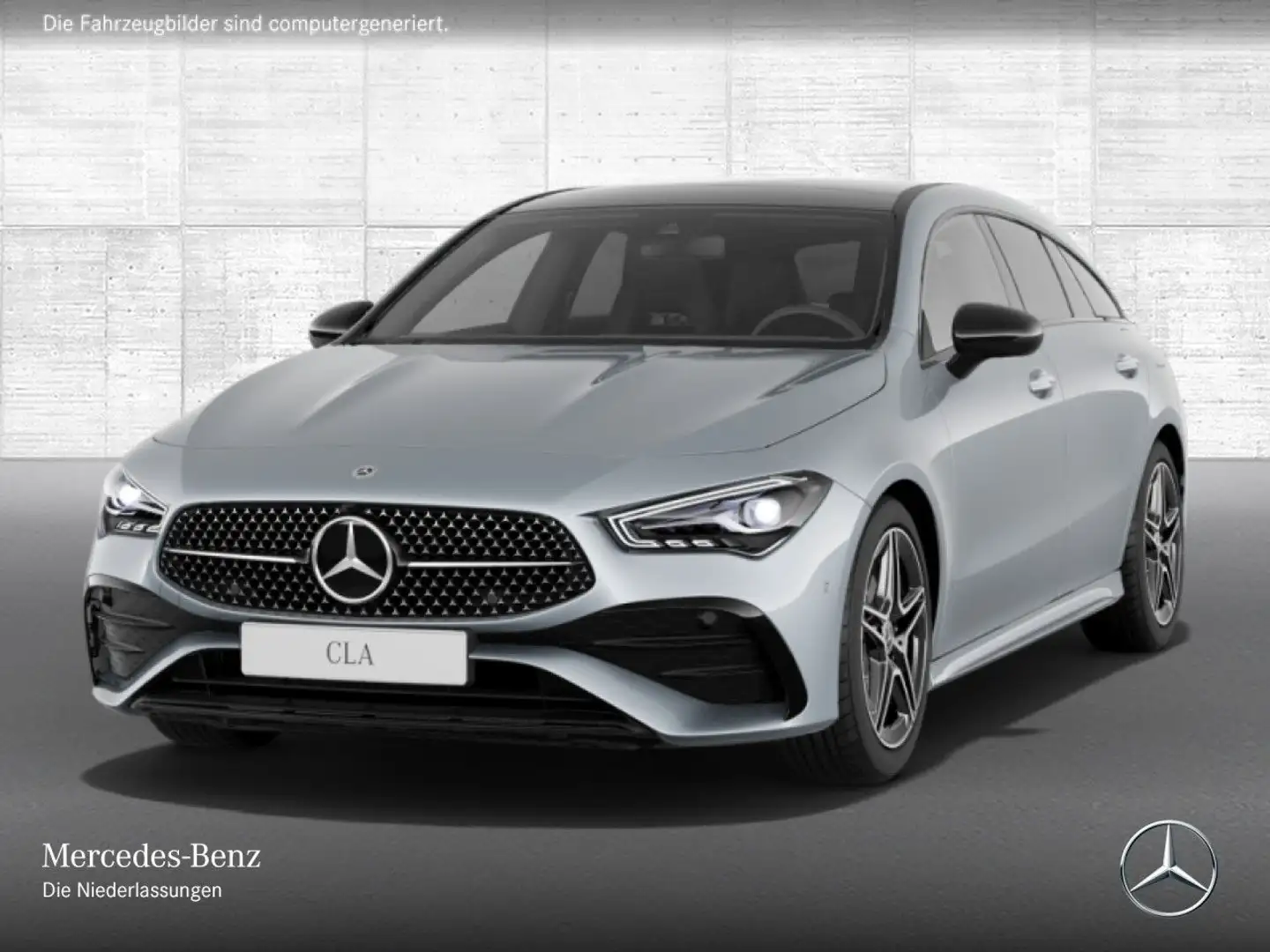 Mercedes-Benz CLA 200 d AMG+NIGHT+PANO+LED+KAMERA+TOTW+KEYLESS Silber - 2