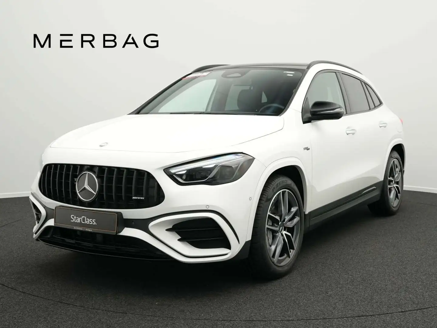 Mercedes-Benz GLA 35 AMG GLA 35 AMG 4MATIC Multi+Pano+AHK+Night+Totw Navi Blanc - 1
