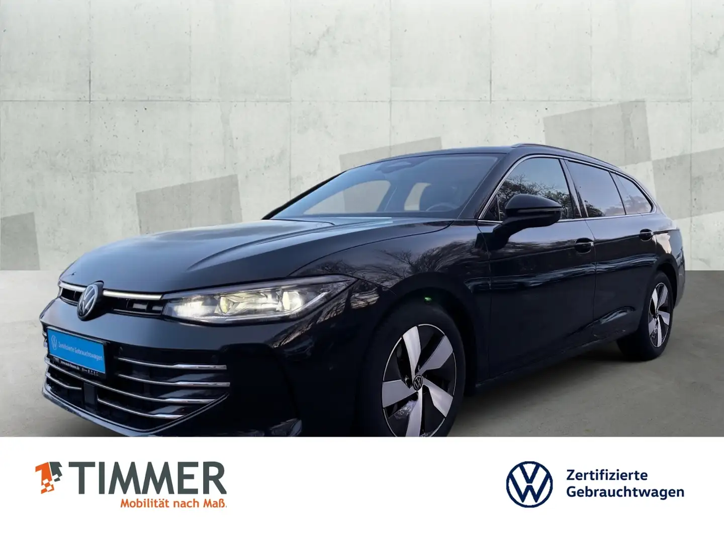 Volkswagen Passat Variant 2.0 TDI DSG ELEGANCE +AHK 360° +IQ.LIGHT +CARPLAY Schwarz - 1