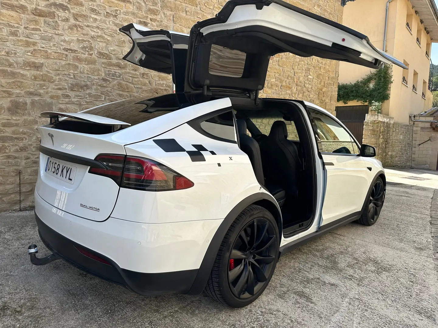 Tesla Model X AWD Performance Ludicrous Raven Blanco - 1