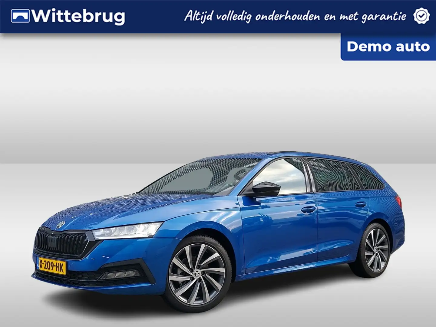 Skoda Octavia Combi 1.0 e-TSI Sport Business / "18 / Travel Assi Blauw - 1