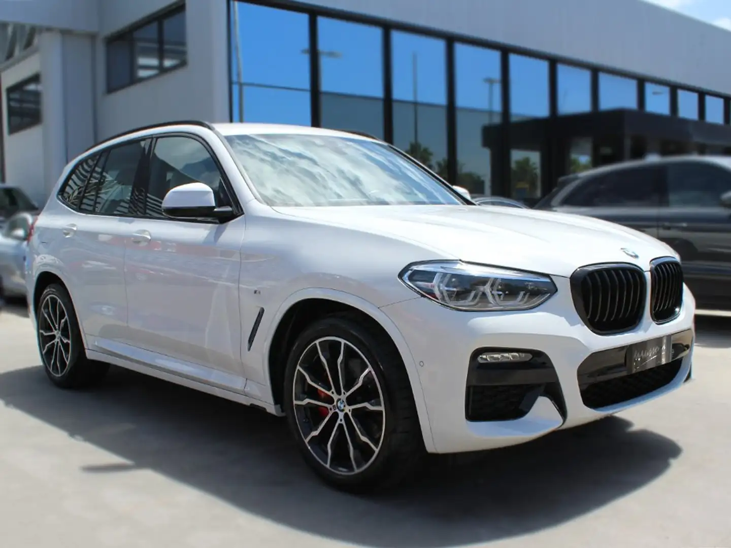 BMW X3 xdrive20d mhev 48V Msport auto Weiß - 1