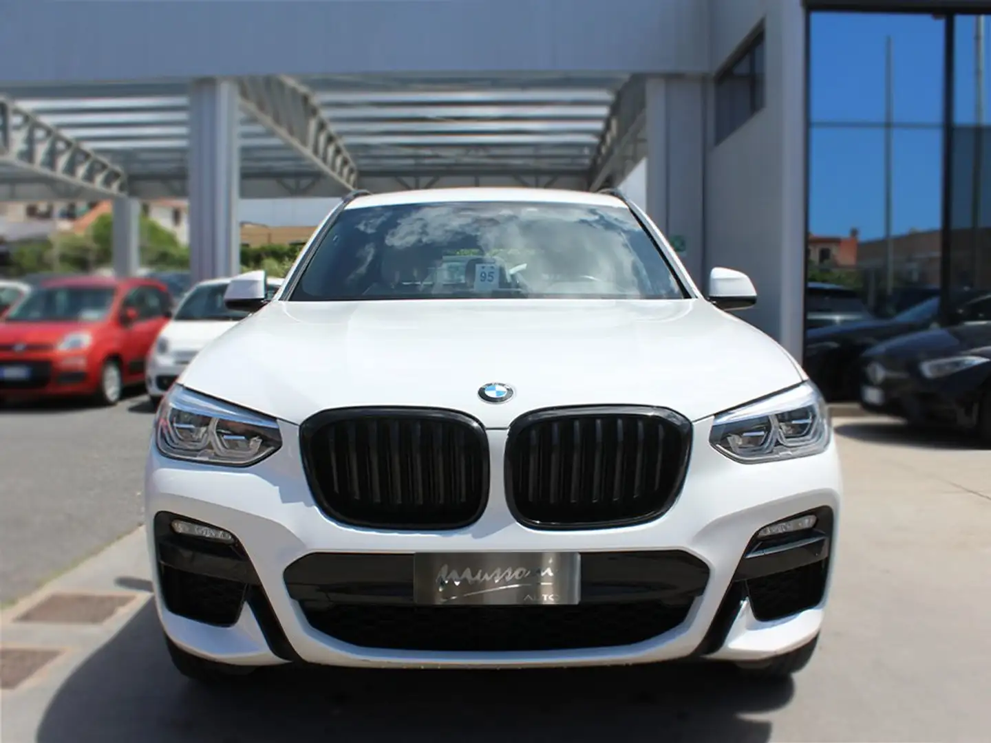 BMW X3 xdrive20d mhev 48V Msport auto Weiß - 2