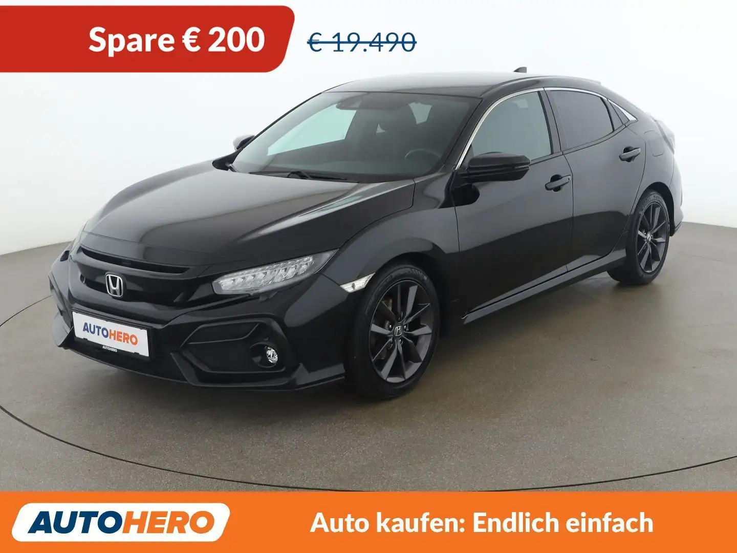 Honda Civic 1.0 VTEC Elegance Schwarz - 1