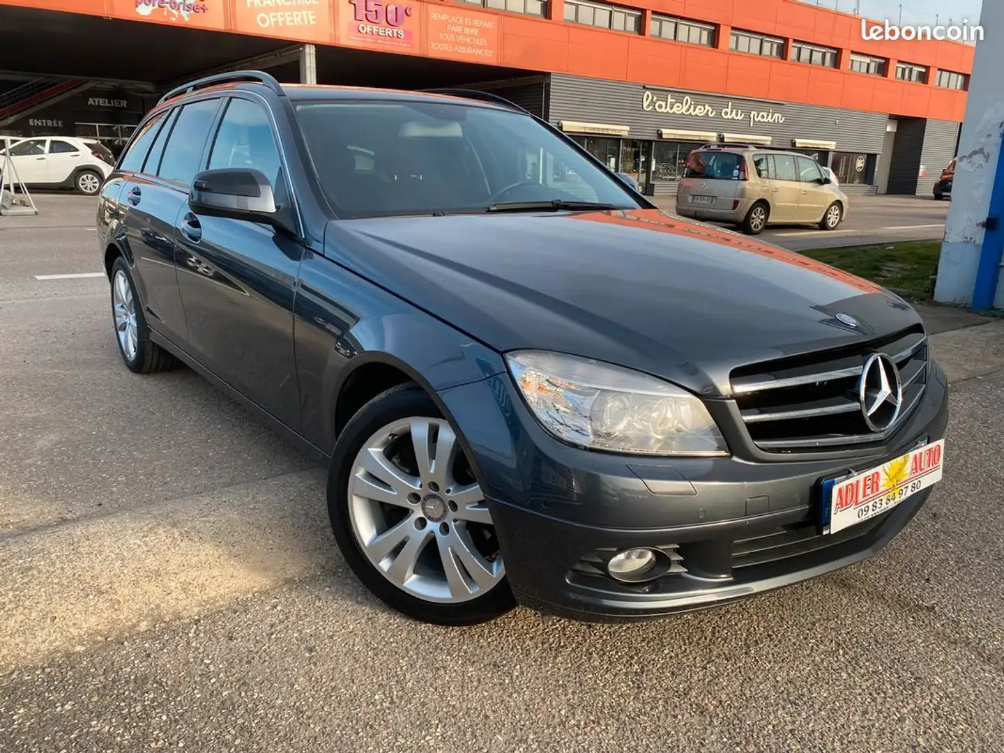 Mercedes-Benz C 200 C200 KOMPRESSOR ELEGANCE Boite-Auto Gris - 1