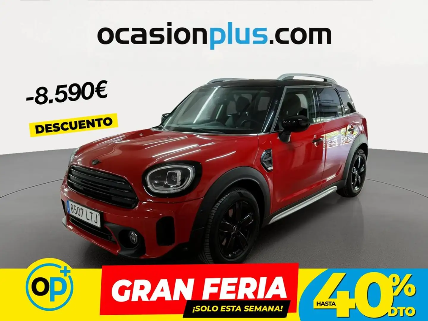 MINI Cooper Countryman D AUT. Rojo - 1