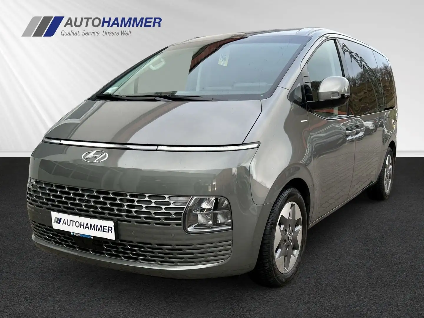 Hyundai STARIA CRDi 4WD AT PRIME 9-Sitz el.ST+HK 360° SD Gris - 1