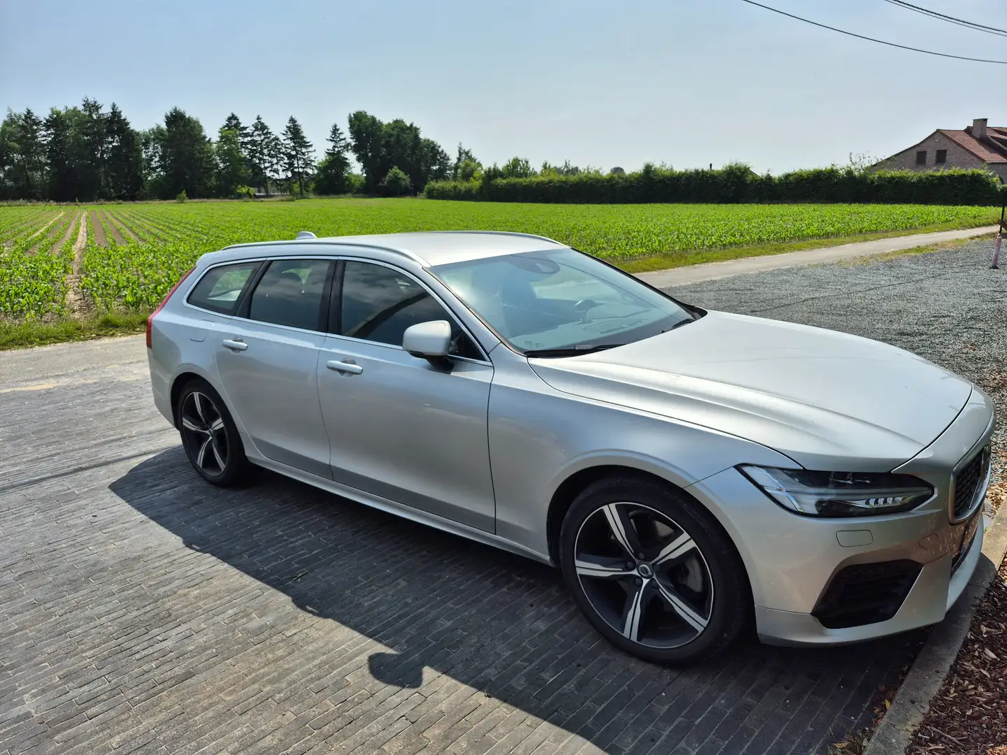 Volvo V90 V90 T8 Twin Engine AWD R Design Plateado - 1