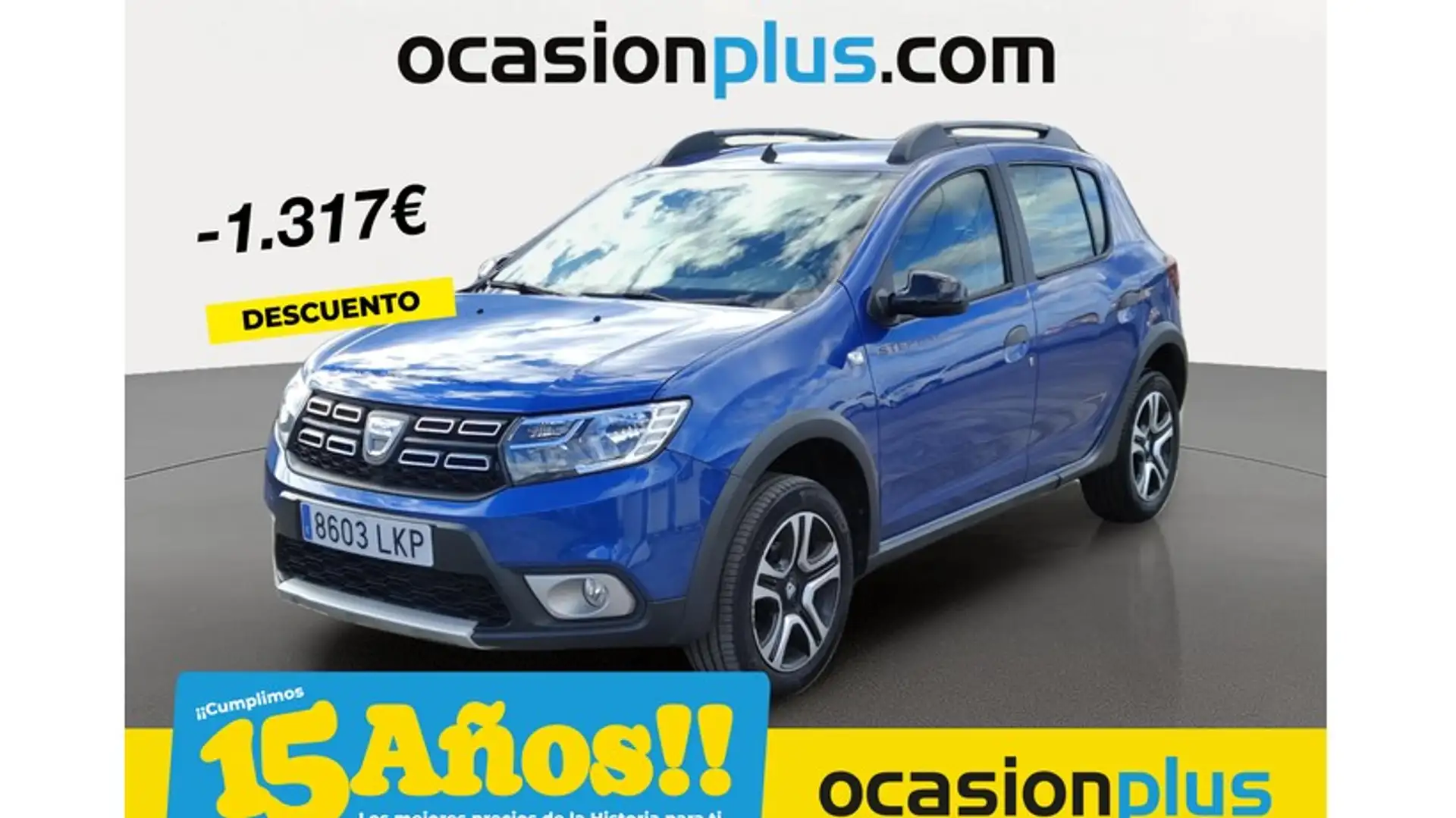 Dacia Sandero 1.0 TCE GLP Stepway Serie Limitada Aniversario 74k Bleu - 1