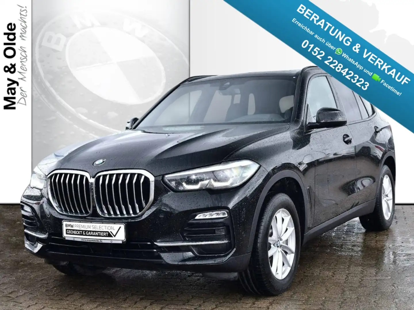 BMW X5 25d StandHZG AHK Navi Leder LED RFK PA DA Schwarz - 1