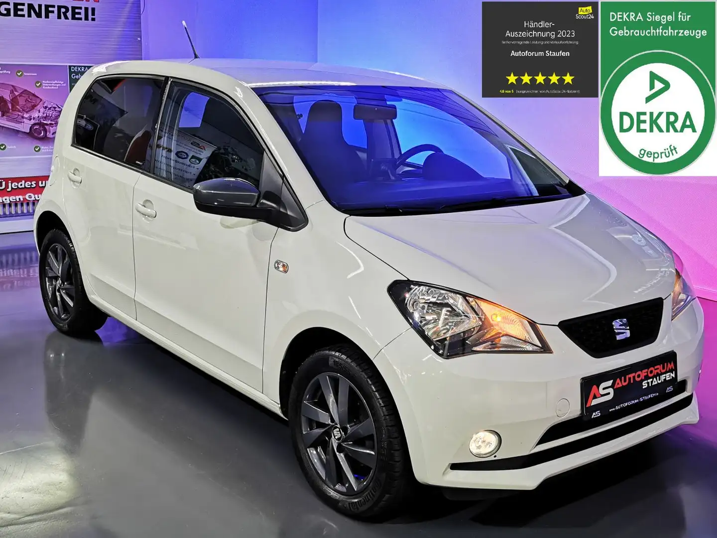 SEAT Mii Connect TEMPO/Sitzh./NAVI/ 129.- RATE Weiß - 1