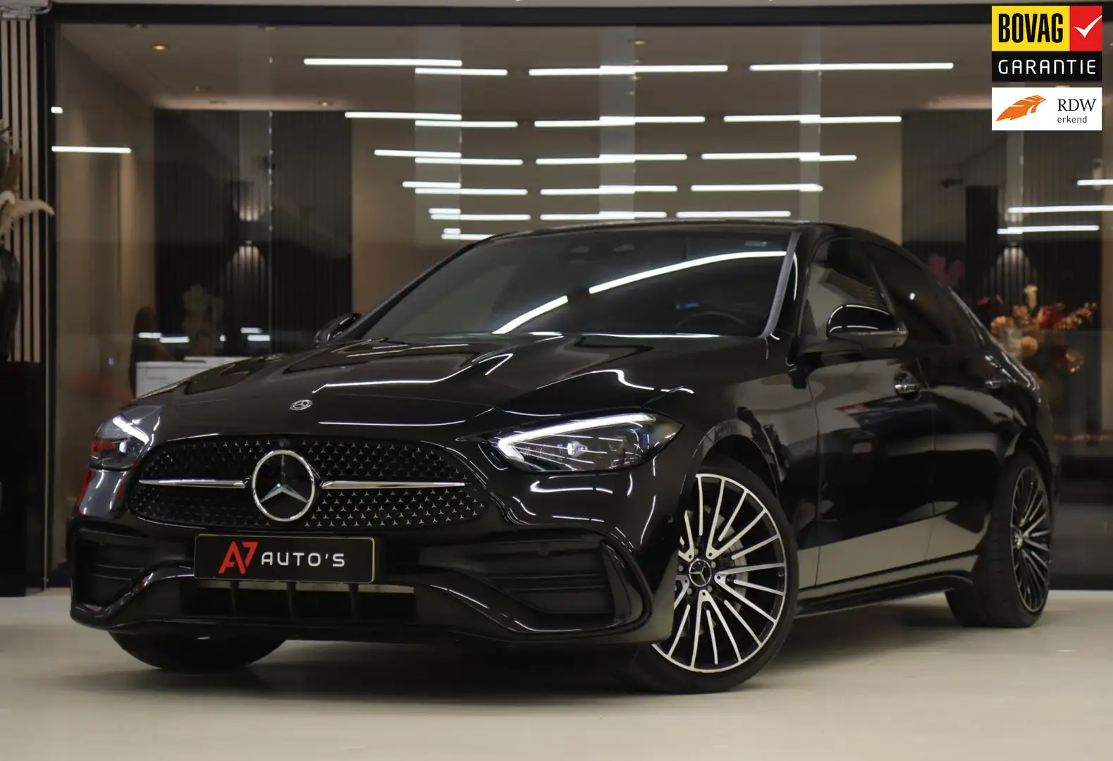 Mercedes-Benz C 300 AMG/KEYLESS/SFEERVER/MEMORY/CAM/CARPLAY Noir - 1