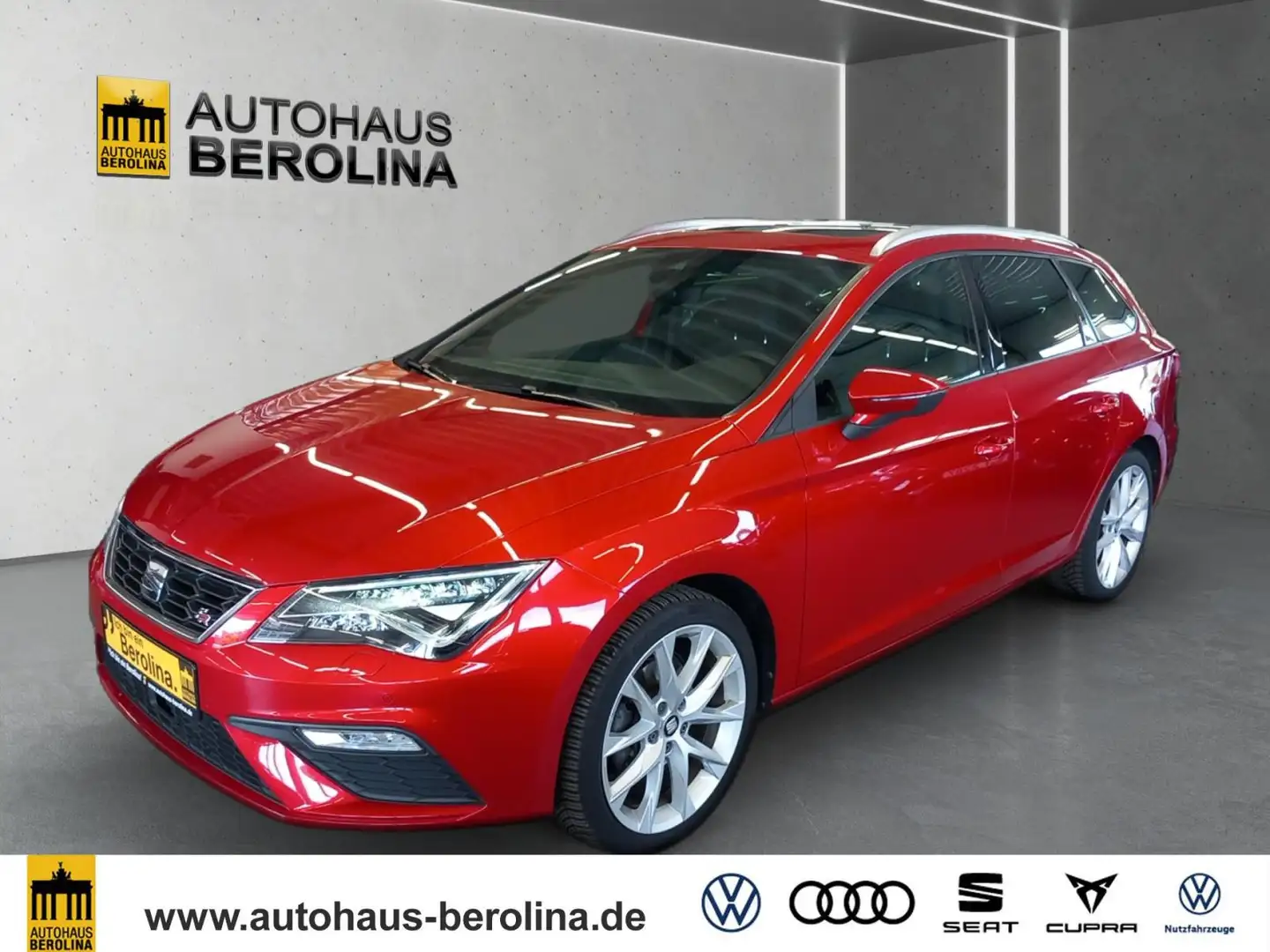 SEAT Leon ST 1.5 TGI FR DSG *PANO*ACC*LED*R-CAM*PDC* Rouge - 2