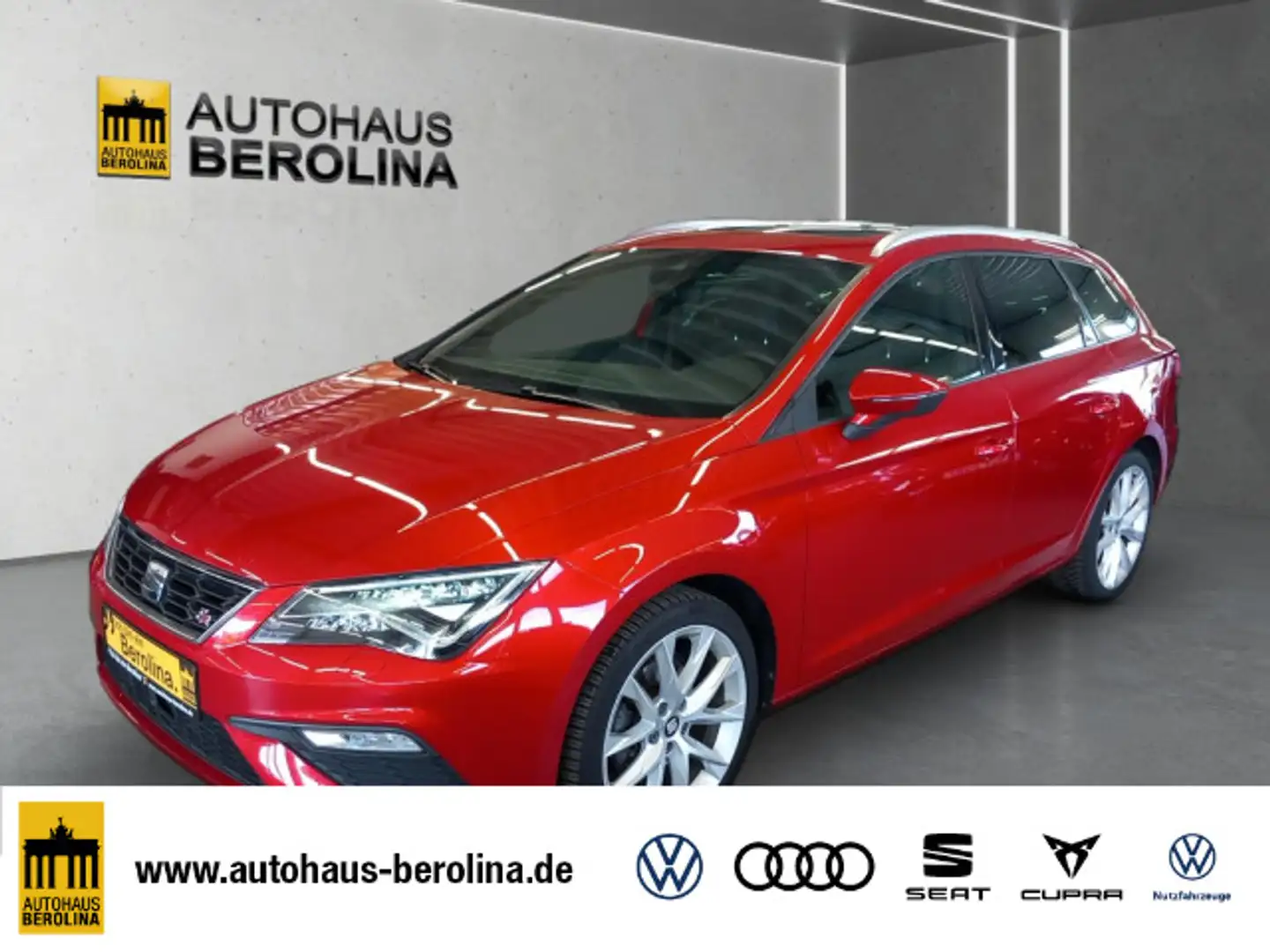 SEAT Leon ST 1.5 TGI FR DSG *PANO*ACC*LED*R-CAM*PDC* Rot - 1