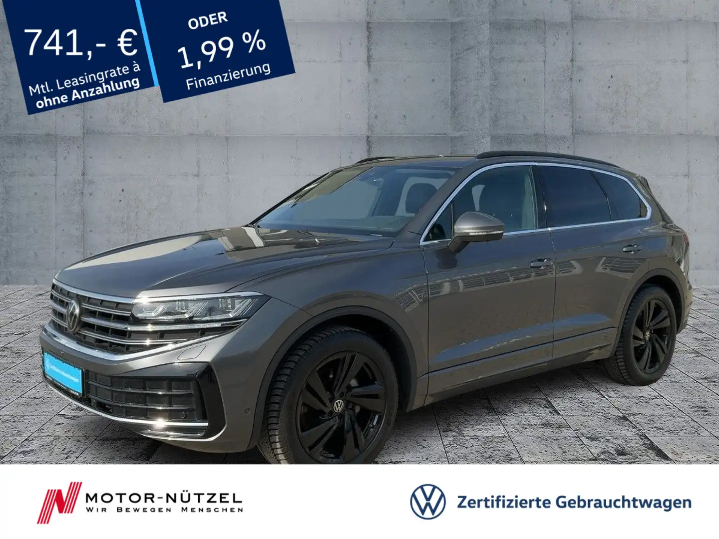 Volkswagen Touareg 3.0 TDI 4M EDITION 5JG+IQ+NAV+AHK+STDHZG Grau - 1