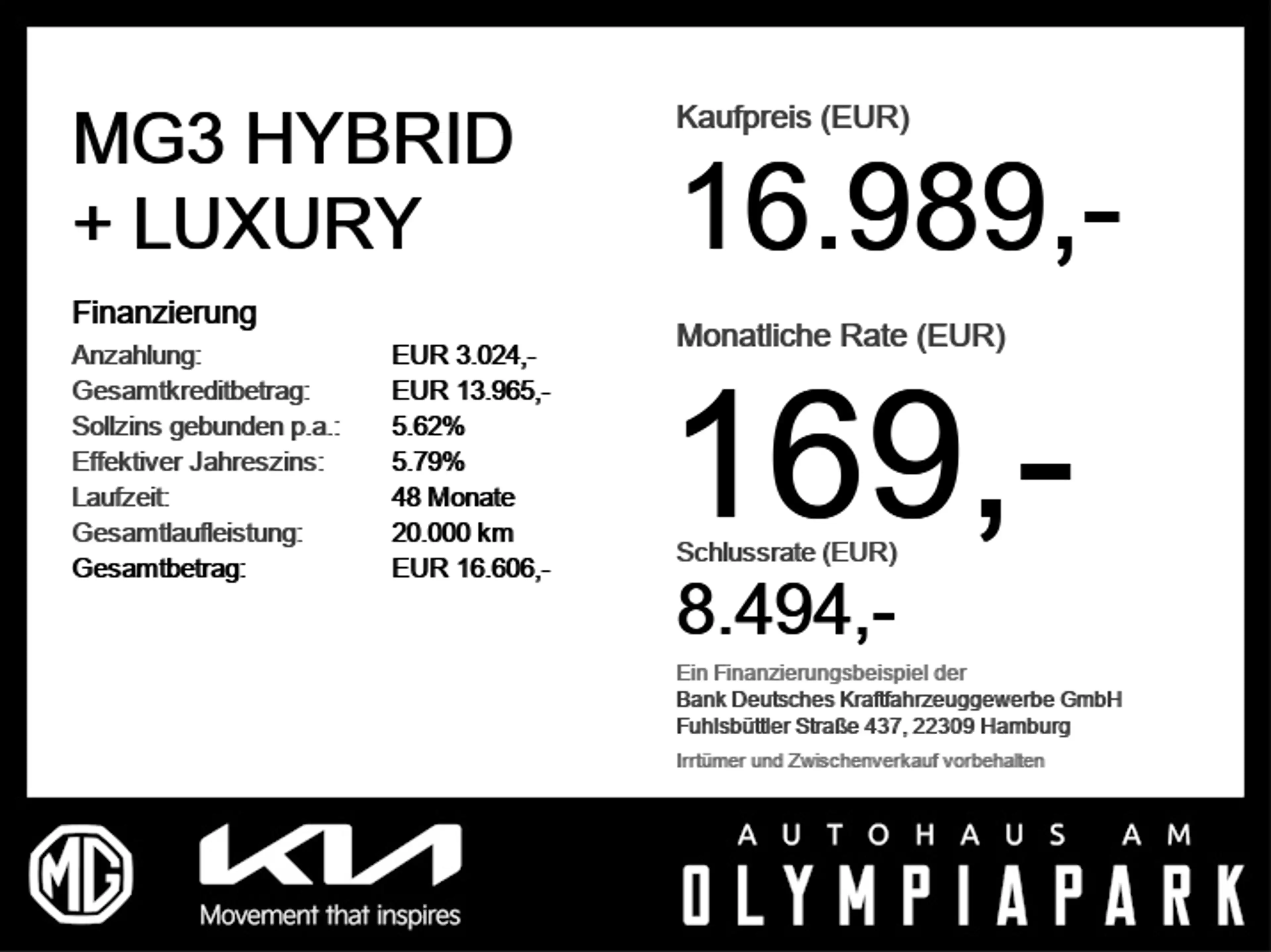 MG MG3 HYBRID + LUXURY 360°KAMERA*LED*KLIMAAUTOMATIK — photo 6