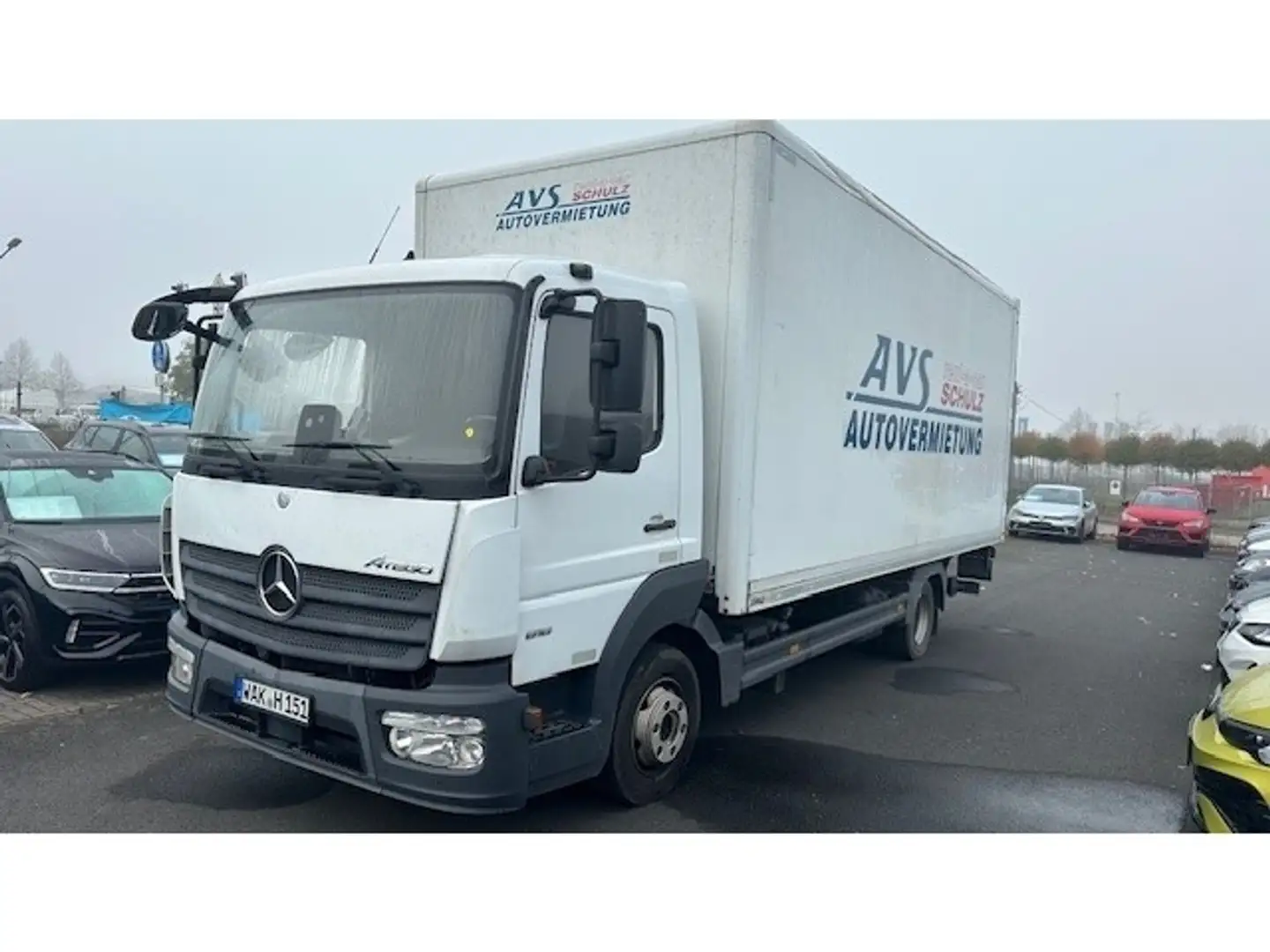 Mercedes-Benz Atego 816 4x2 7,49t Koffer Ladebordw. Klima  Auto Weiß - 1