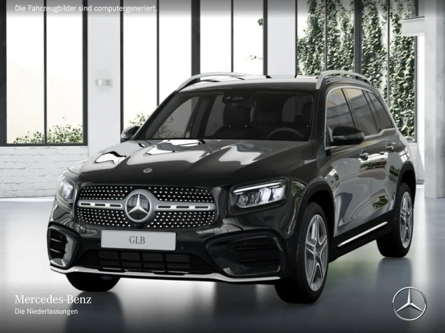 Mercedes-Benz GLB 200 AMG+360°+AHK+LED+TOTW+KEYLESS+7G Schwarz - 2
