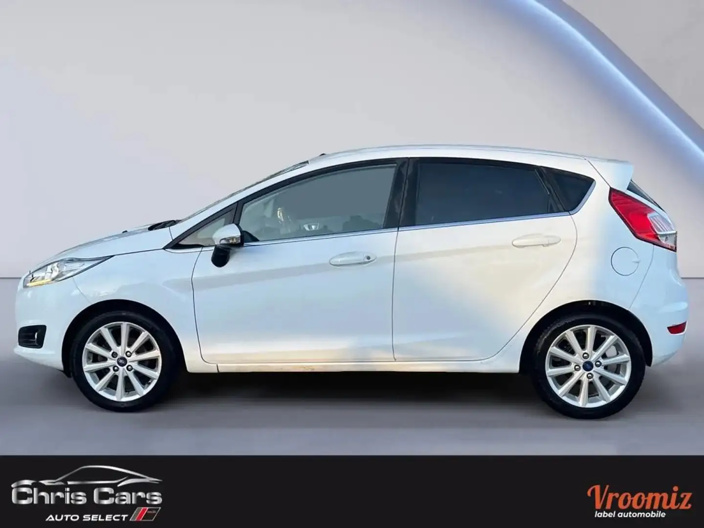Ford Fiesta 1.0 i 12 v TUBO ECOBOOST 100 S&S BUSINES Blanc - 2