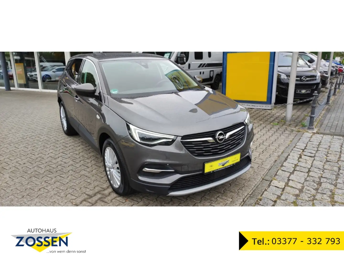 Opel Grandland INNO 1.6 Turbo Navi LED Kurvenl. AZV Gris - 1