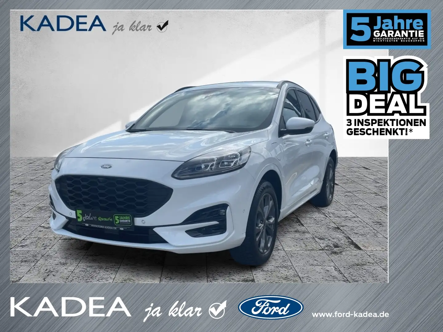 Ford Kuga 2.5 Duratec PHEV ST-Line X ACC+LED+Navi+SHZ Bianco - 1