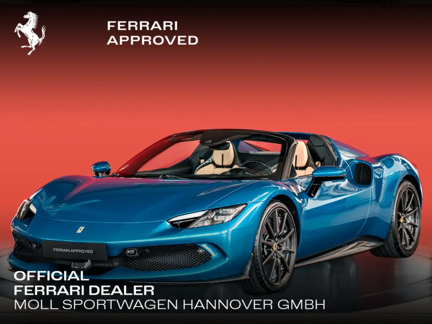 Ferrari 296 GTS TwoTone*ACC*Kamera*JBL*AppleCarPlay* Albastru - 1