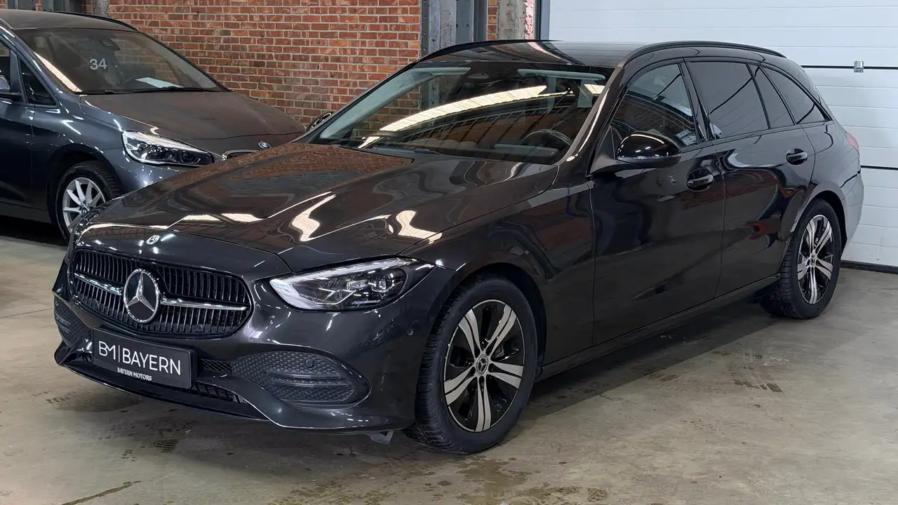 Mercedes-Benz C-Class d Automaat Garantie EURO 6d Leder LED Getinte Ruiten Prof Navi Adaptive Cruise Controle, миниатюра 17