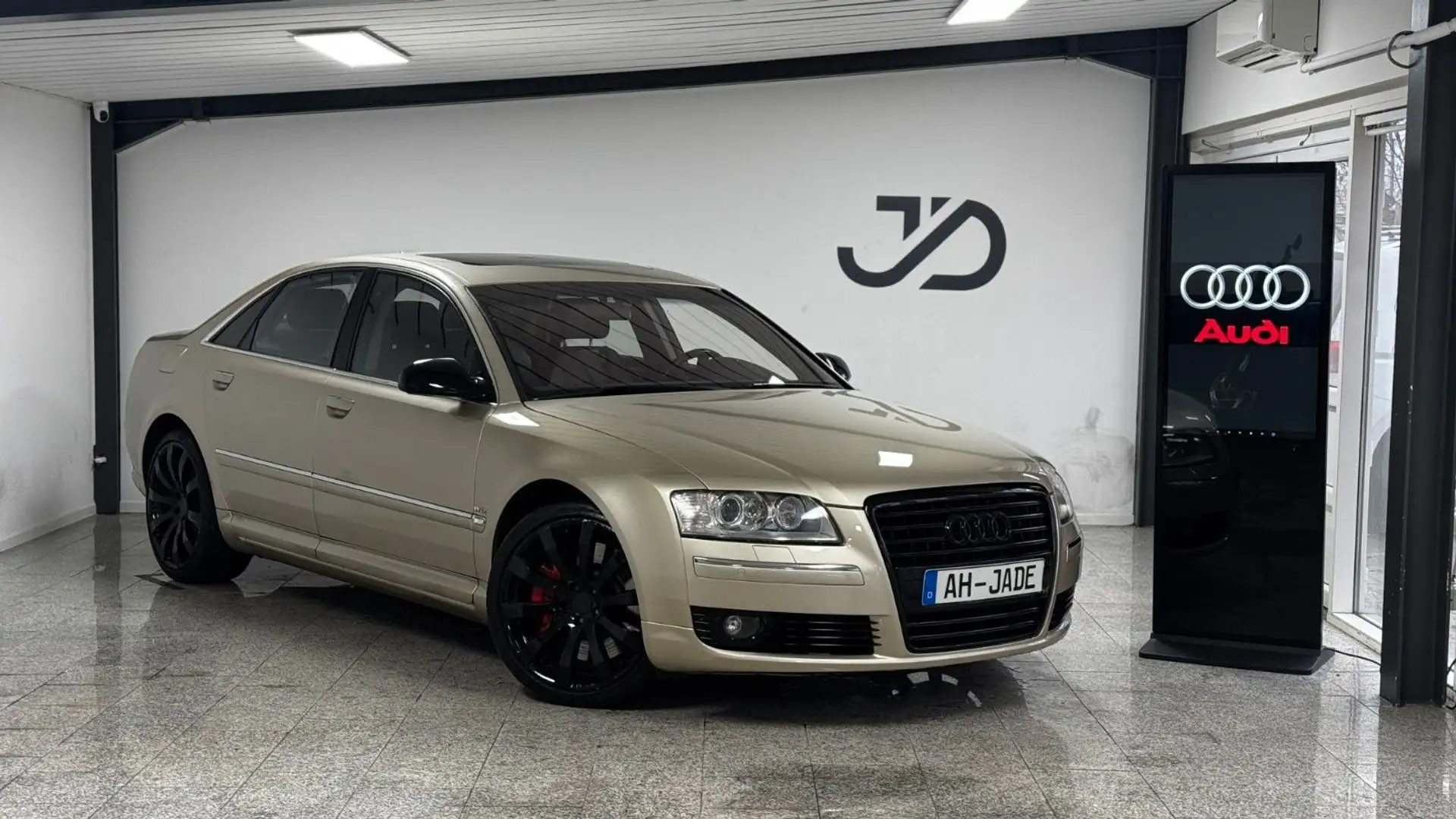 Audi A8 6.0 quattro *W12*Vollleder*Schiebedach* Beige - 1