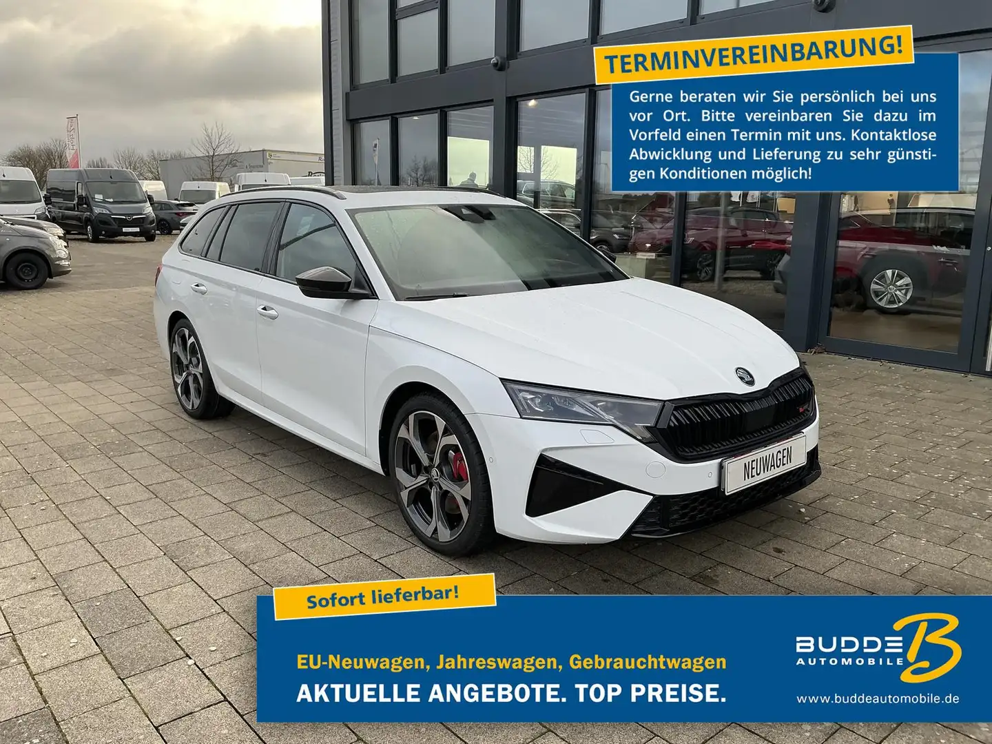 Skoda Octavia Combi 2.0 TSI DSG RS / HUD/ Matrix/ Pano Biały - 1