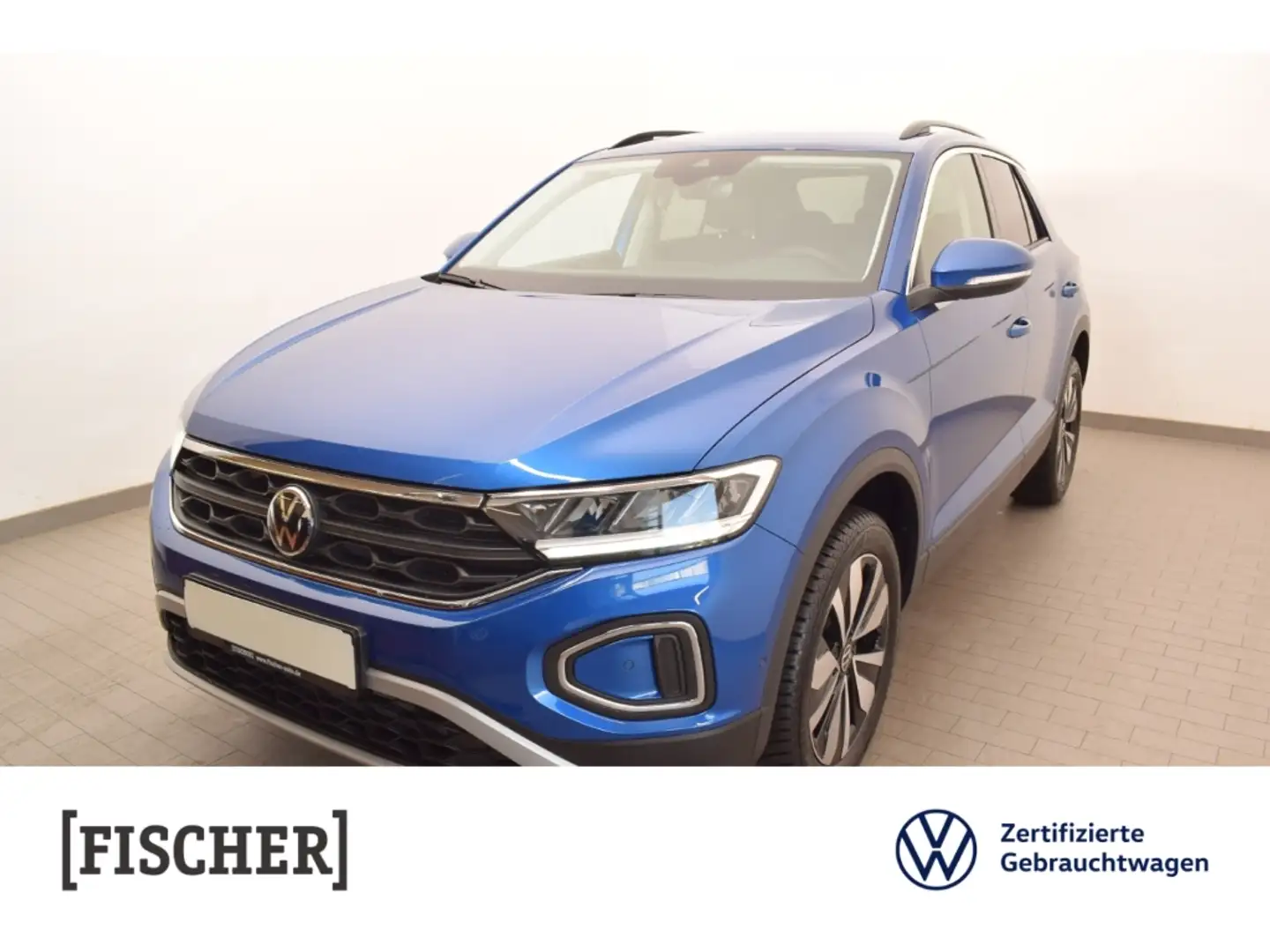 Volkswagen T-Roc 1.5TSI DSG Move LED AHK Navi SHZ Rear View ACC Blau - 1