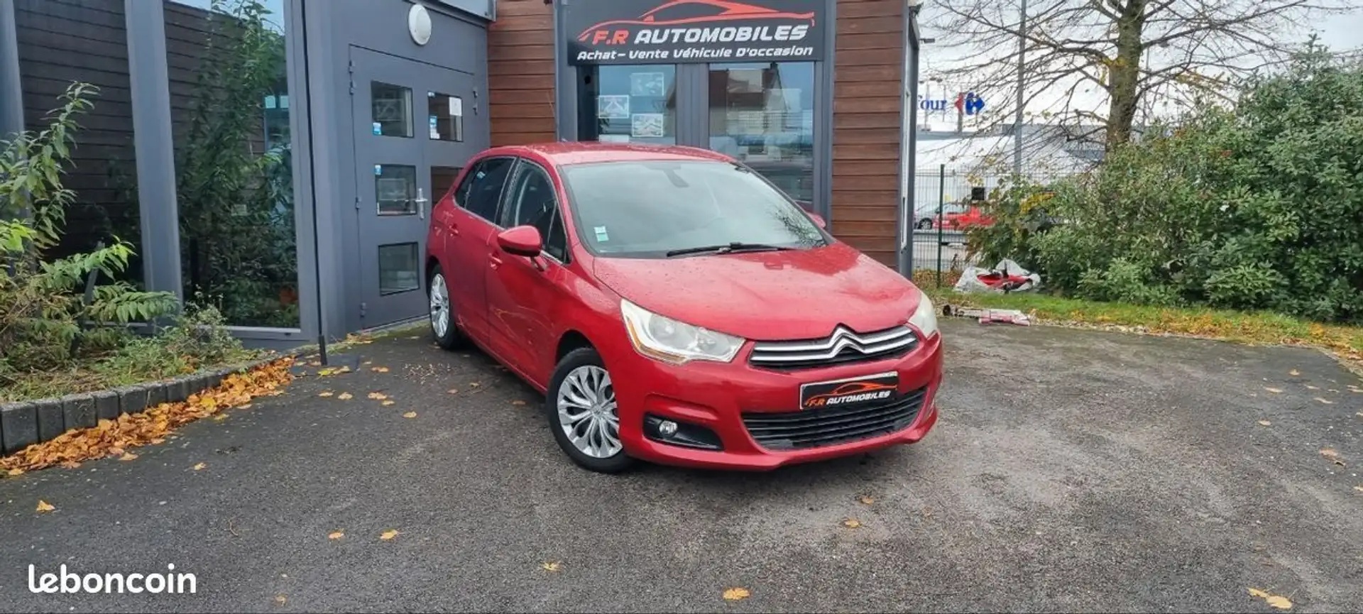 Citroen C4 Citroën 1.6 hdi 110 ch Business Rouge - 1