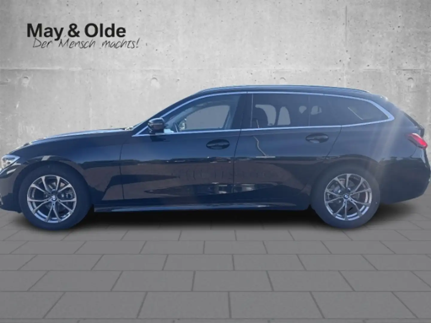 BMW 318 d Touring Aut. Sport Line LED Navi Pano HuD Noir - 2
