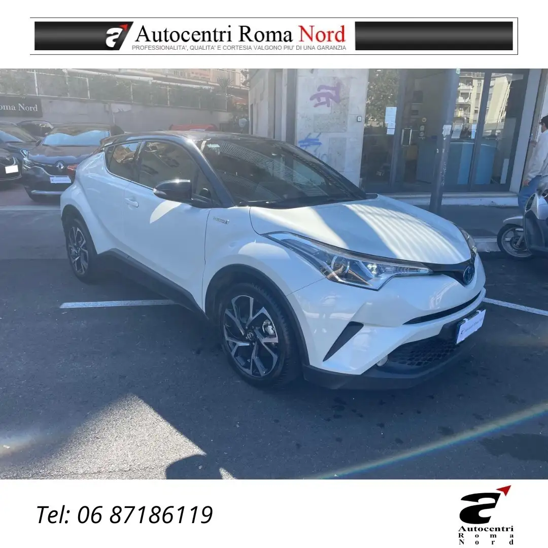 Toyota C-HR 1.8h Lounge 2wd e-cvt my18 Blanco - 1