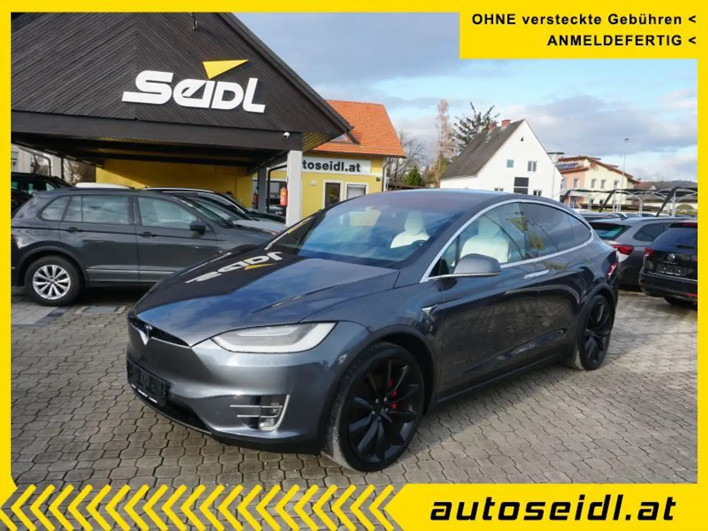 Tesla Model X Allrad P100D *TOPAUSSTATTUNG* Grau - 1